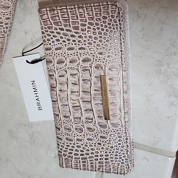 ๐๐ BRAHMIN BIRCH MINI MELBOURNE Micaela Satchel & Ady Wallet ๐๐ - Picture 3 of 15